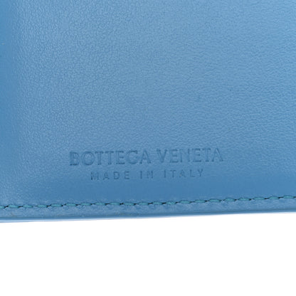 Bottega Veneta Nappa Intrecciato Bifold Zip Wallet Swimming Pool 6 of 6