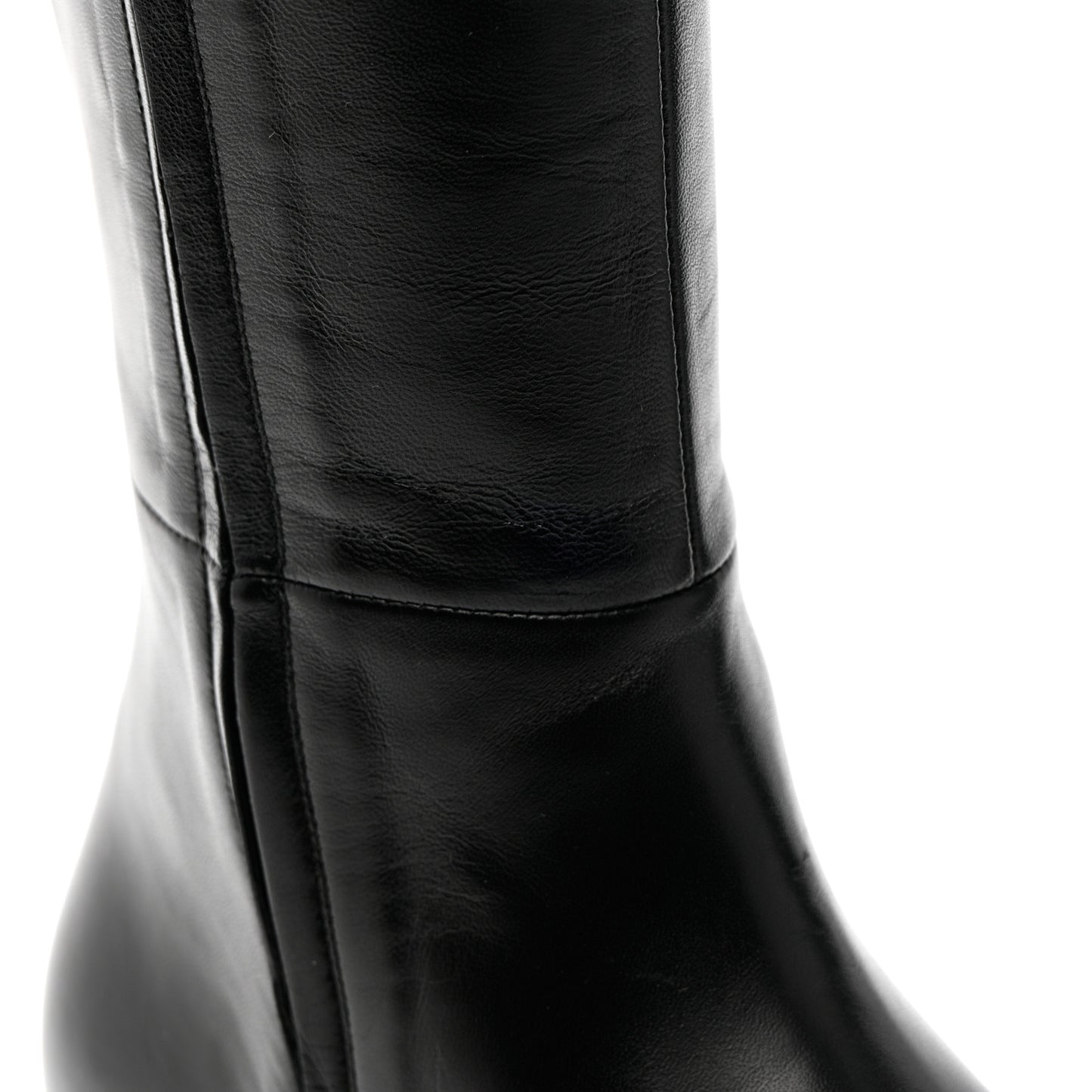 Nappa Horsebit Over The Knee Boots 35 Black