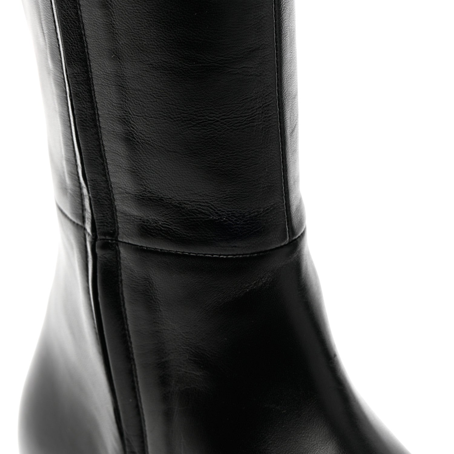 Gucci Nappa Horsebit Over The Knee Boots 35 Black 14 of 15