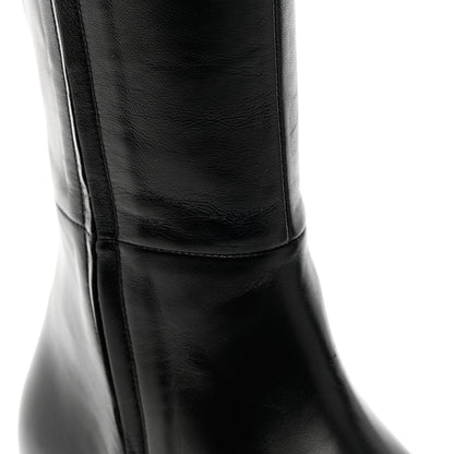 Gucci Nappa Horsebit Over The Knee Boots 35 Black 14 of 15