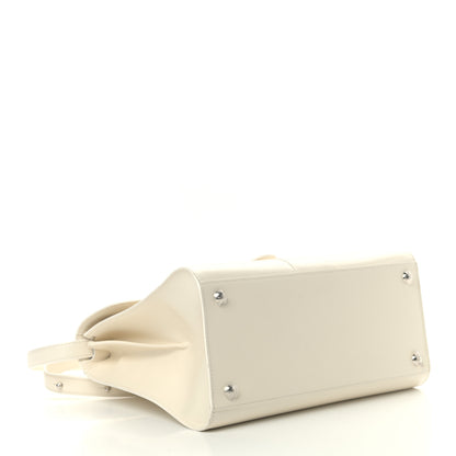 Delvaux Box Calfskin MM Brillant Satchel Ivory 4 of 10