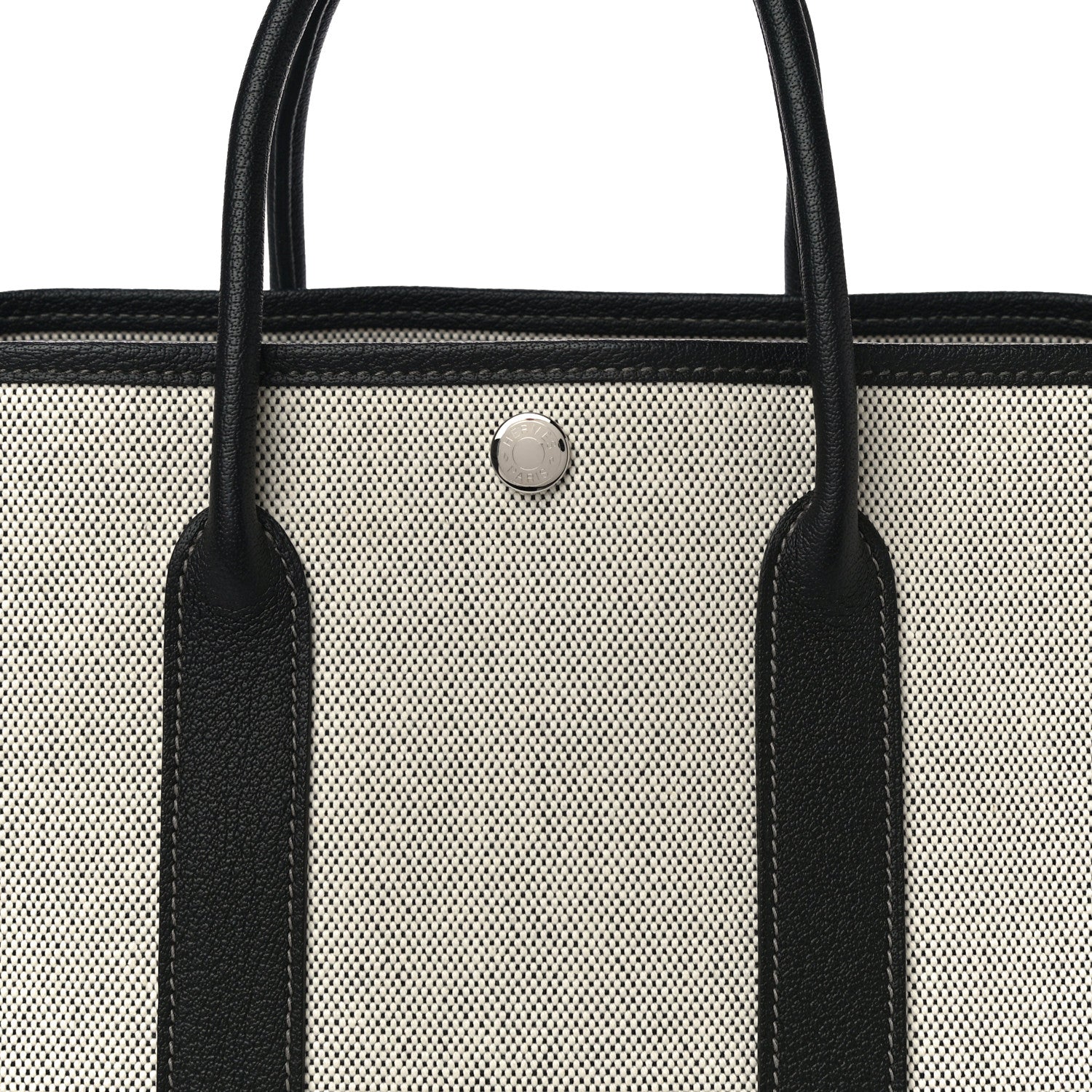 Hermes Toile Negonda Garden Party 30 TPM Black Ecru 7 of 9