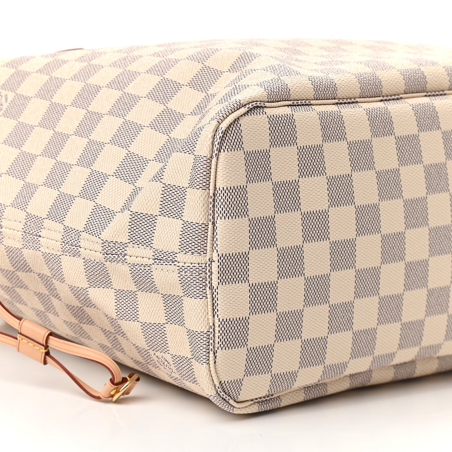 Damier Azur Neo Neverfull MM Rose Ballerine