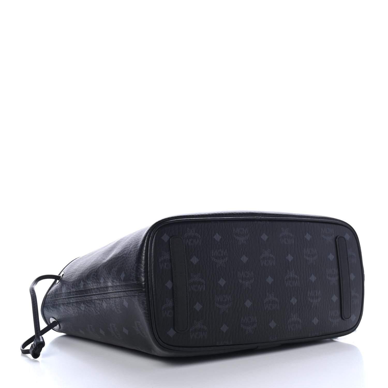 MCM Visetos Medium Liz Reversible Shopper Tote Black 3 of 8