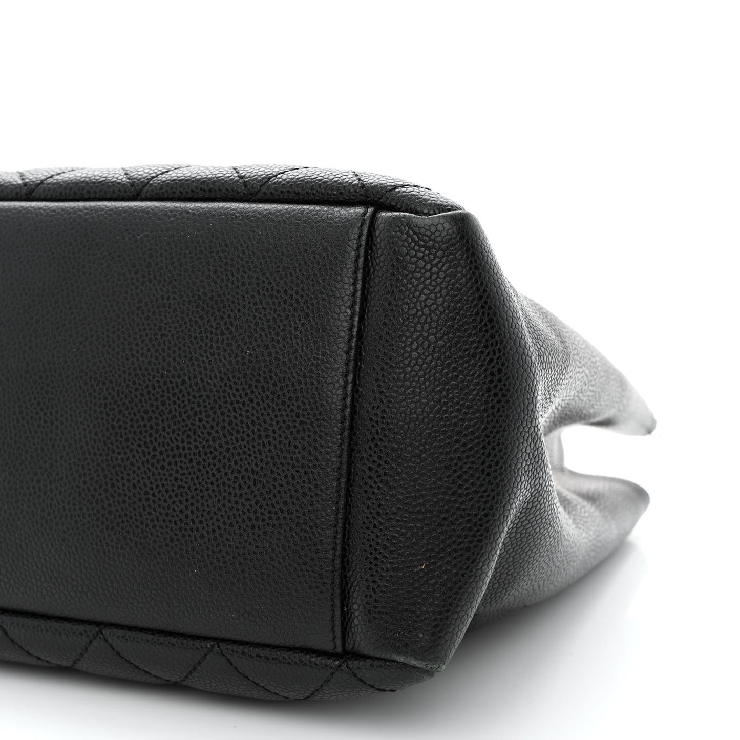 Caviar Quilted Grand Shopping Tote GST Black