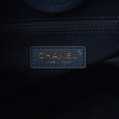 Chanel Canvas Mini Deauville Tote Denim Blue 6 of 11