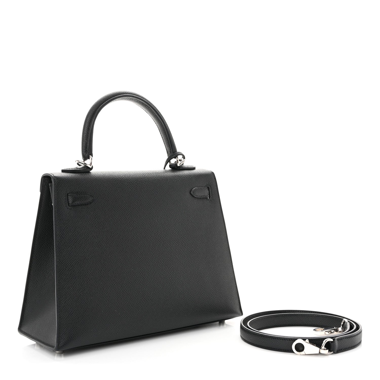 Hermes Epsom Kelly Sellier 25 Black 3 of 11