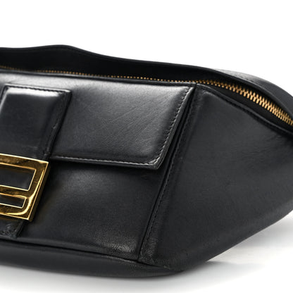 Fendi Nappa Apolo Baguette Belt Bag Black Tobacco 11 of 12