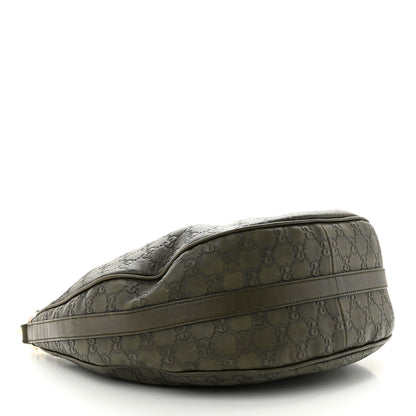 Gucci Guccissima Medium GG Twins Hobo Olive Green 4 of 18