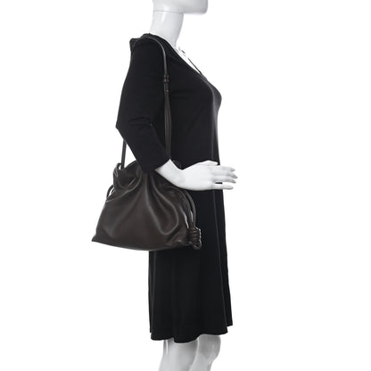 Loewe Calfskin Small Flamenco Knot Bag Ebony 3 of 11