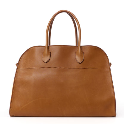 The Row Polished Saddle Calfskin Soft Margaux 15 Cuir 1 of 14
