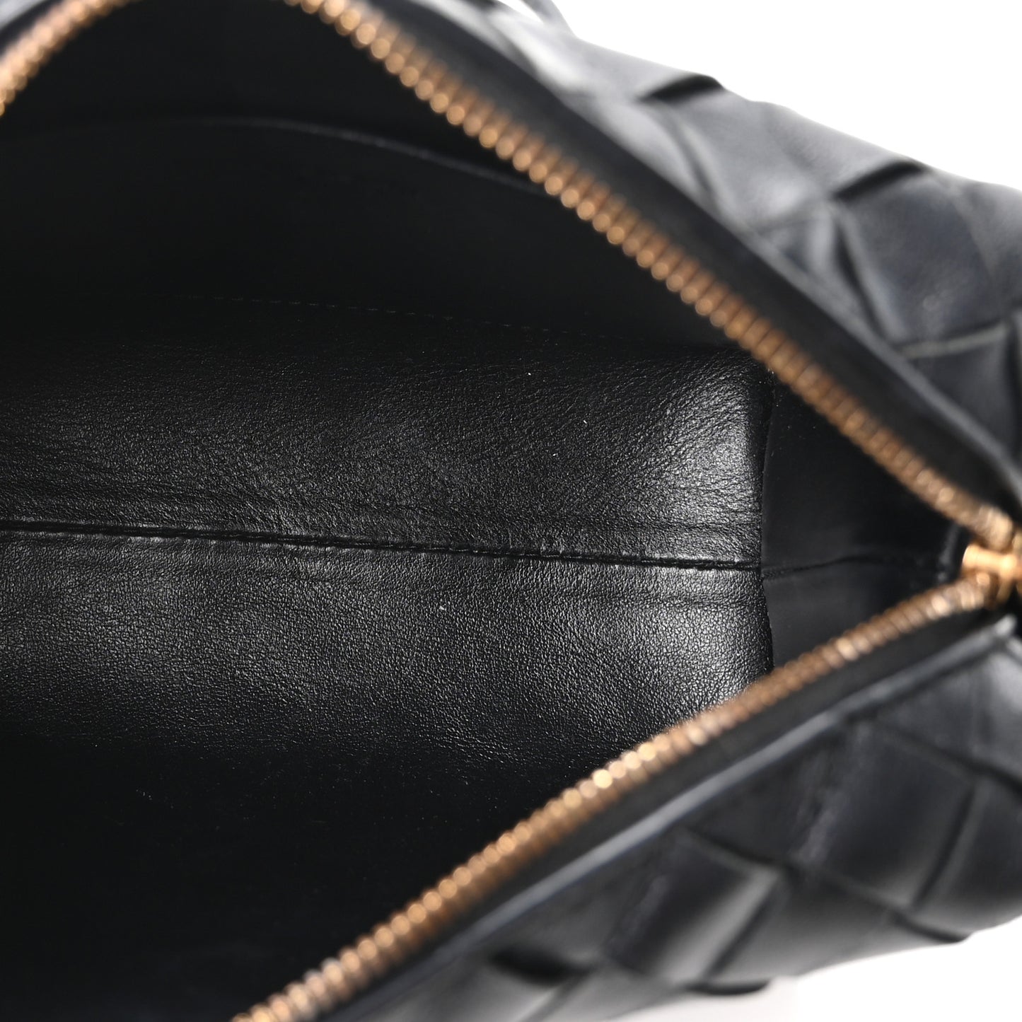 Nappa Intrecciato Mini Loop Camera Bag Black