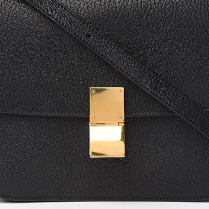 Celine Goatskin Medium Classic Box Flap Bag Black 11 of 12