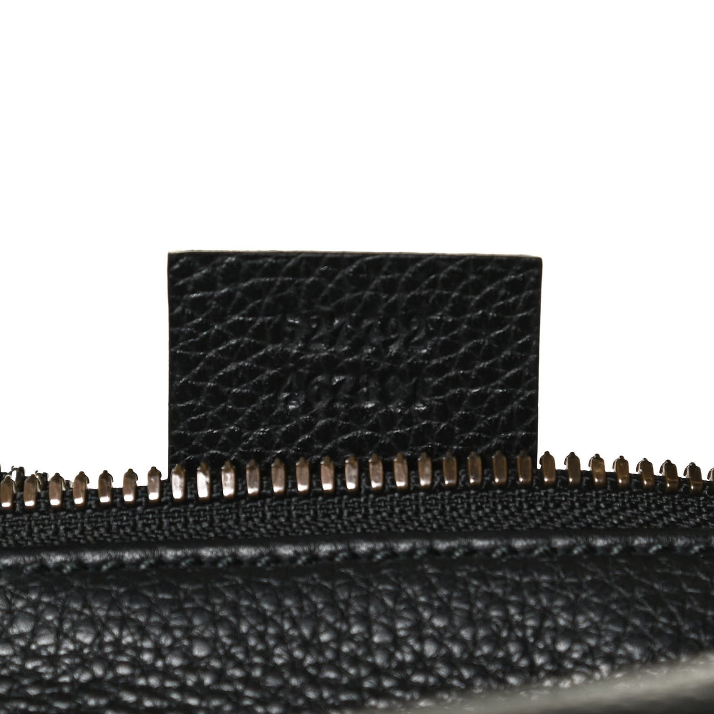 Grained Calfskin Small Logo Belt Bag Black
