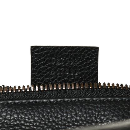 Gucci Grained Calfskin Small Logo Belt Bag Black 7 of 12