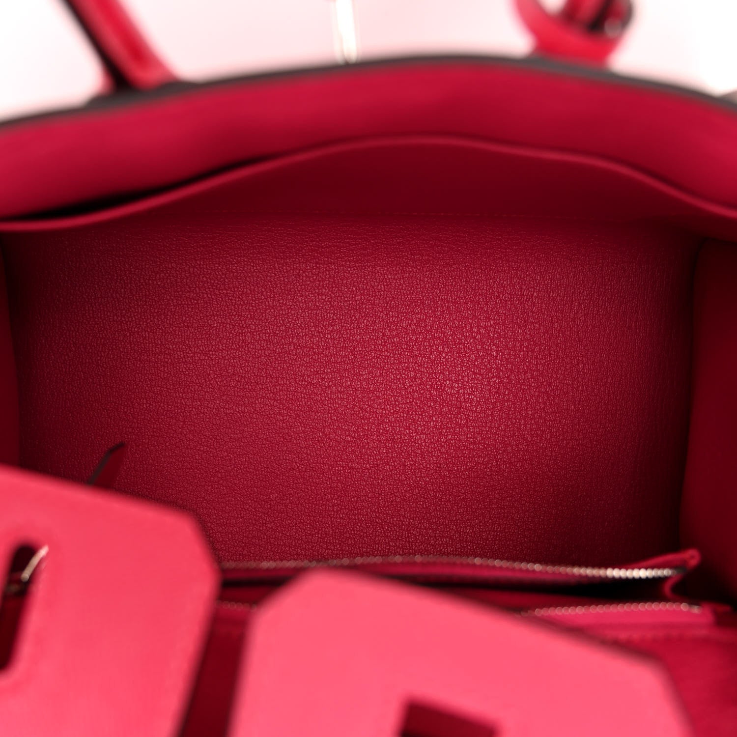 Hermes Madame Calfskin Birkin Sellier 25 Framboise 5 of 13