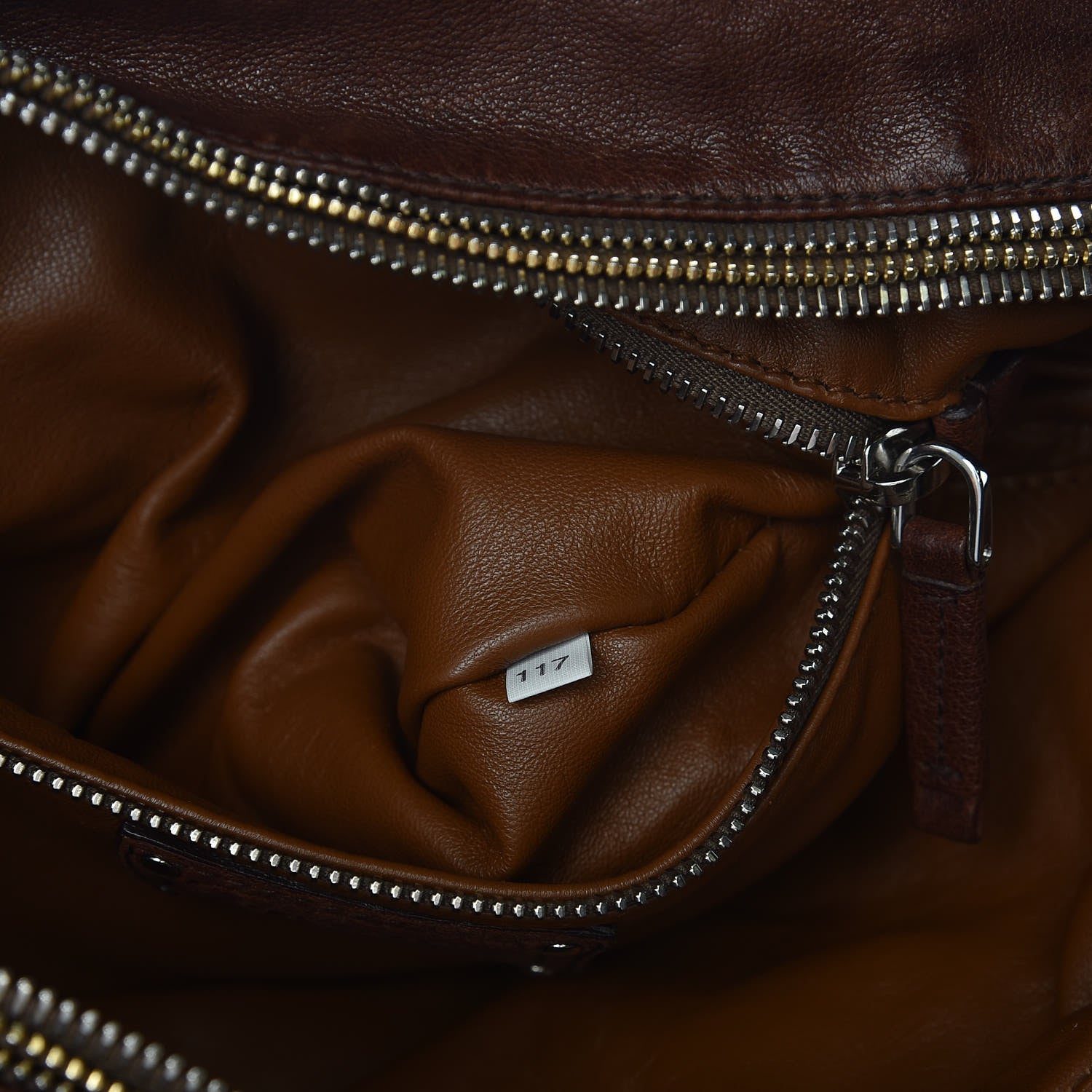 Prada Cervo Antik Bowler Tote Brown 9 of 10