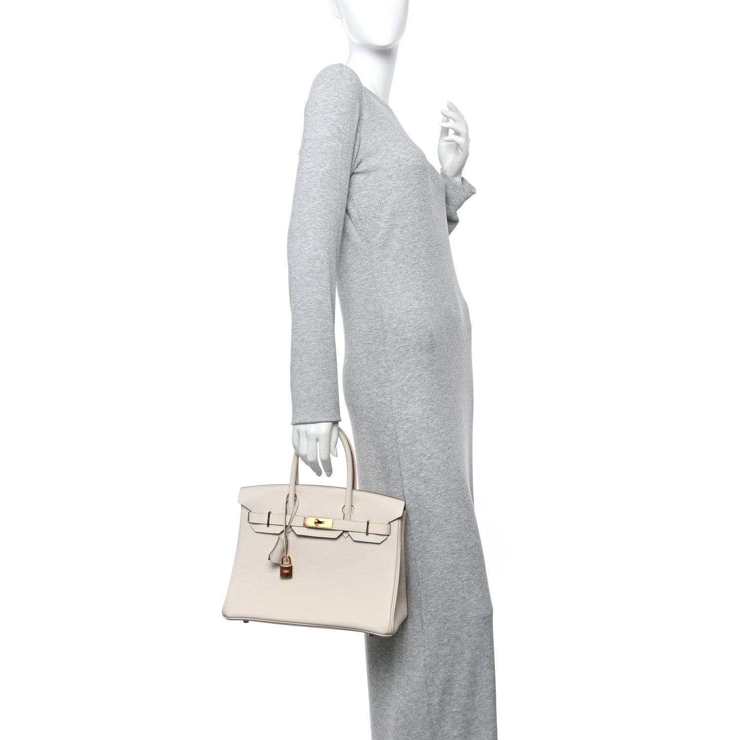 Hermes Togo Birkin 30 Craie 2 of 12
