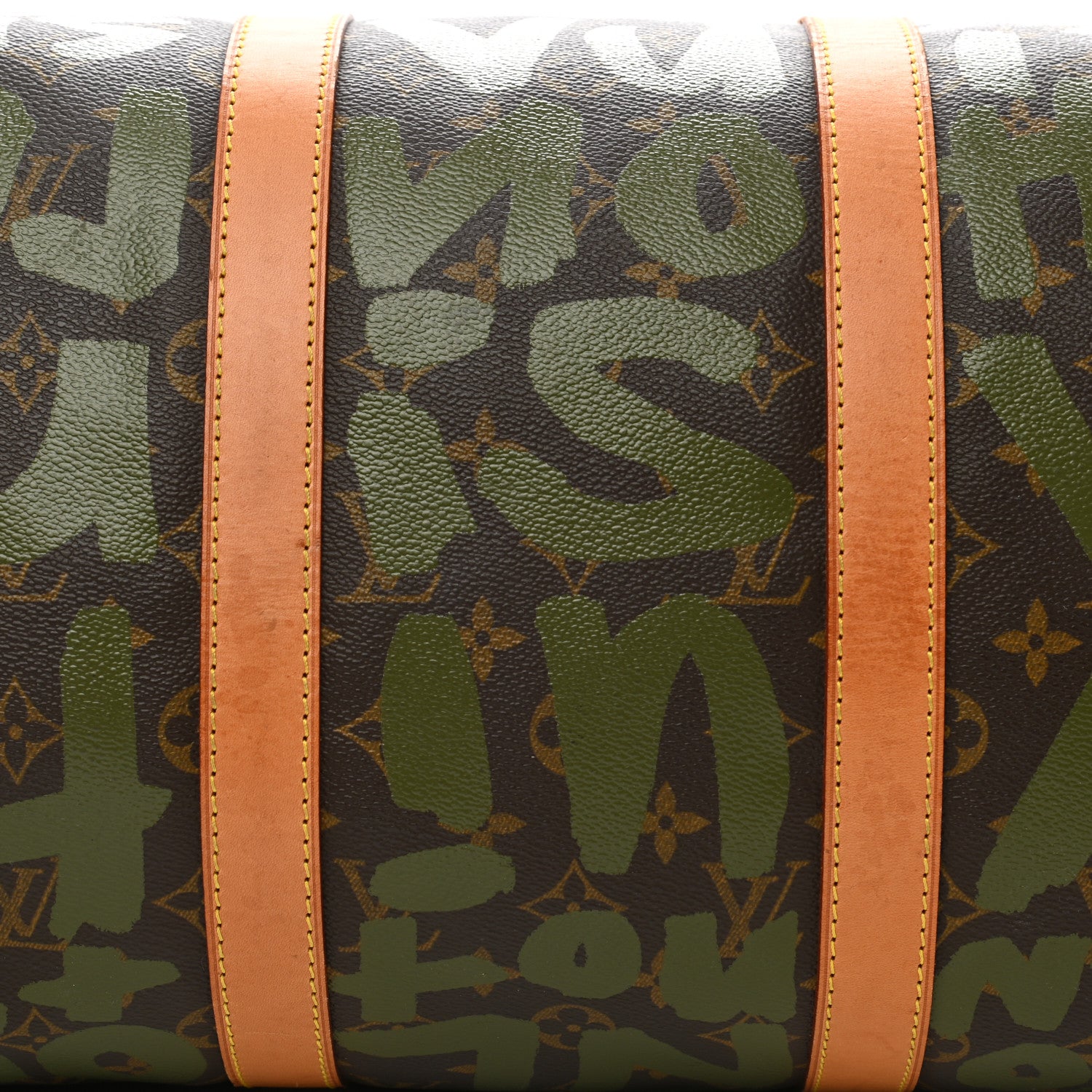 Louis Vuitton Graffiti Keepall 50 Kaki 12 of 14