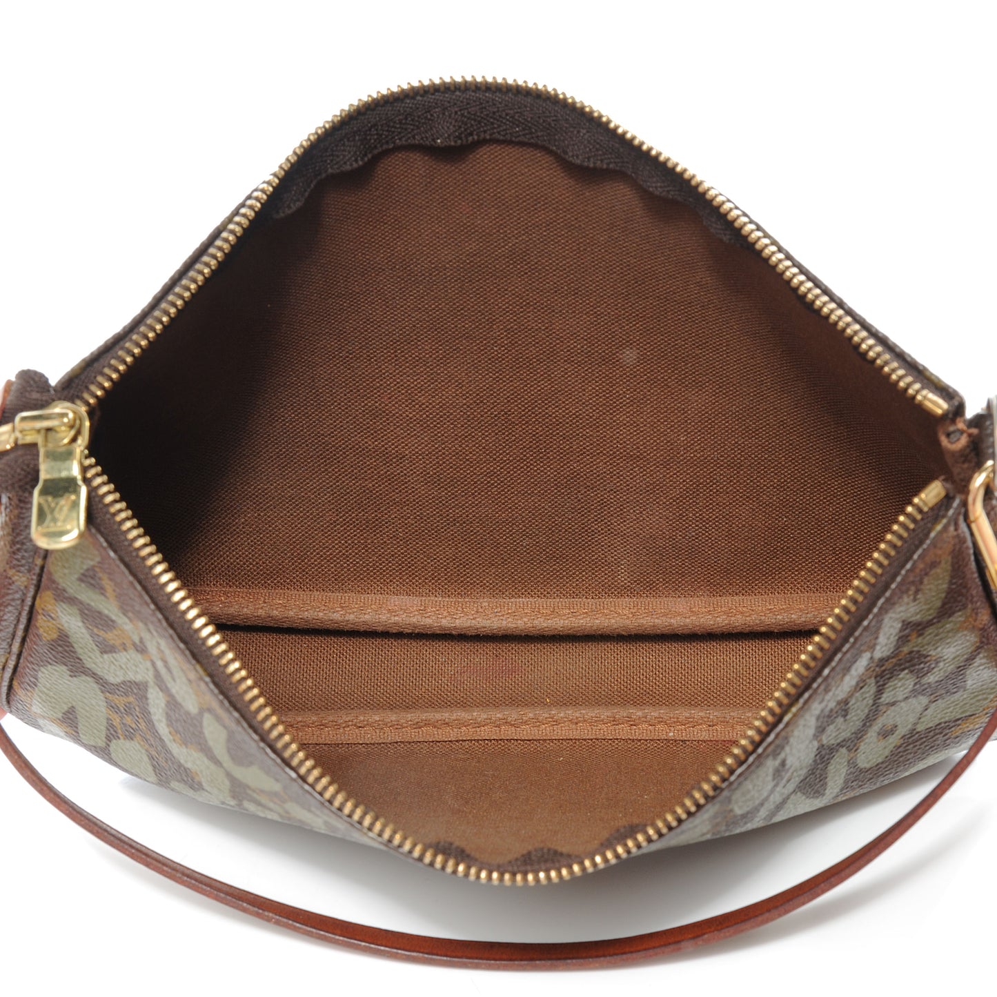Monogram Graffiti Pochette Accessories Kaki