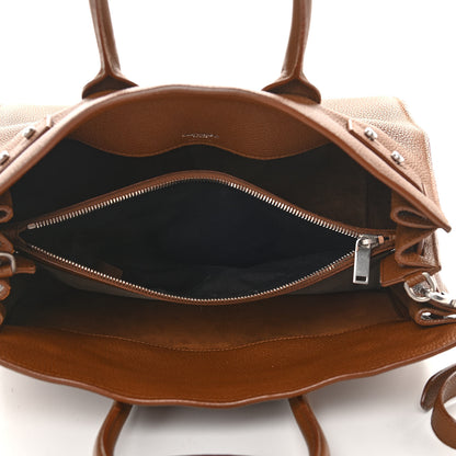 Saint Laurent Grained Calfskin Small Supple Sac De Jour Moka 5 of 10