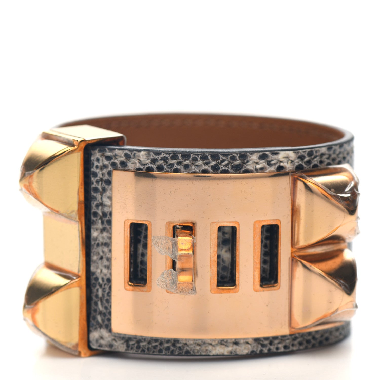 Hermes Lizard Collier De Chien CDC Bracelet T2 Ombre 3 of 5