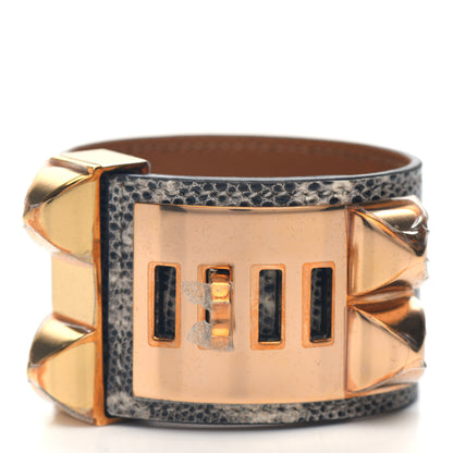 Hermes Lizard Collier De Chien CDC Bracelet T2 Ombre 3 of 5