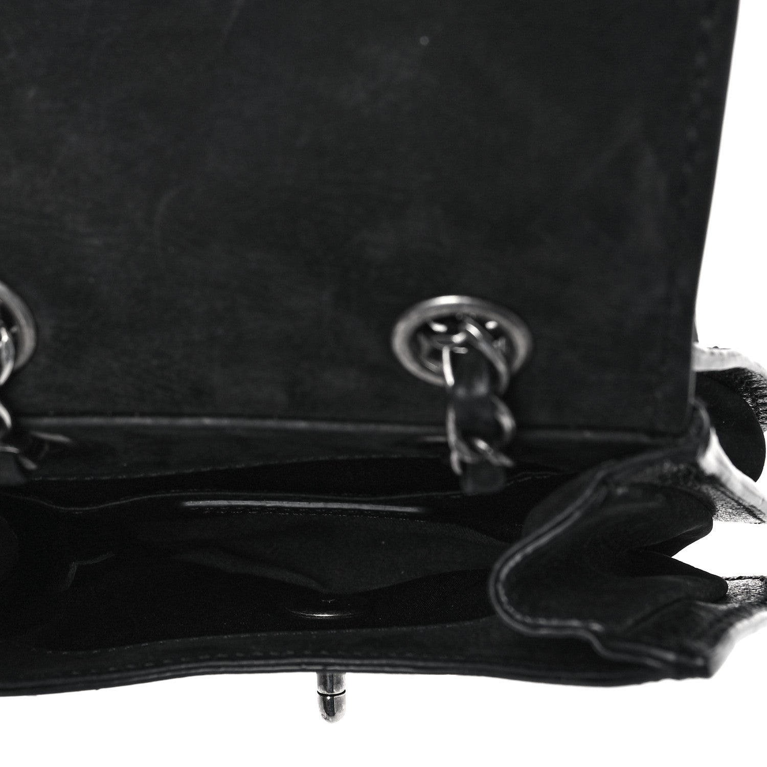 Chanel Nubuck Small Coco Twin Flap Black 4 of 9