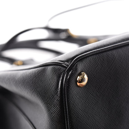 Prada Saffiano Medium Galleria Double Zip Tote Black 15 of 26