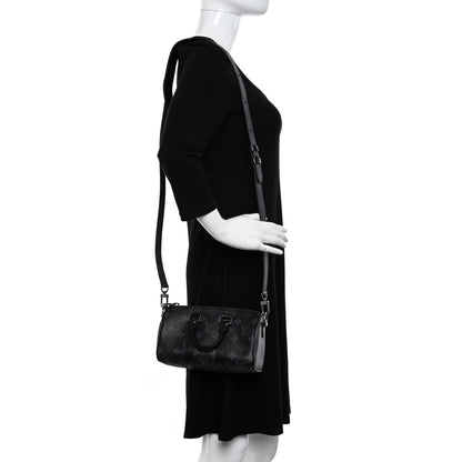Louis Vuitton Reverse Monogram Eclipse Keepall XS Black 2 of 9