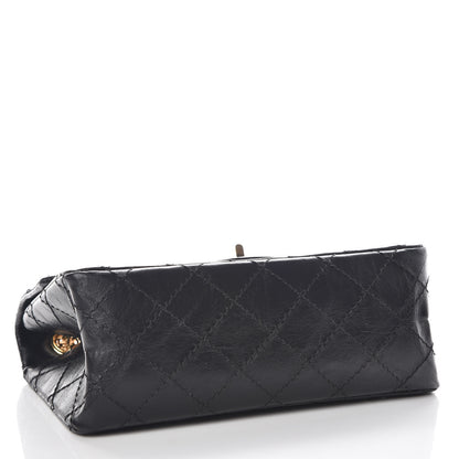 Chanel Aged Calfskin Quilted 2.55 Reissue Mini Flap Black 4 of 11