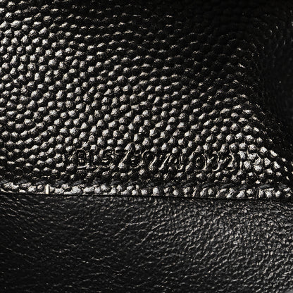Saint Laurent Grain De Poudre Matelasse Chevron Monogram Zipped Two-Part Wallet Black 8 of 9