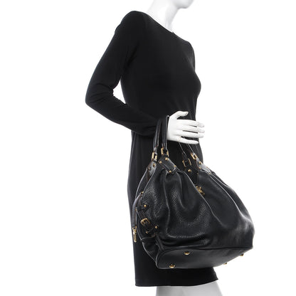 Louis Vuitton Mahina L Black 2 of 6