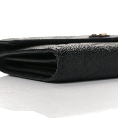 Louis Vuitton Empreinte Victorine Wallet Black 6 of 7
