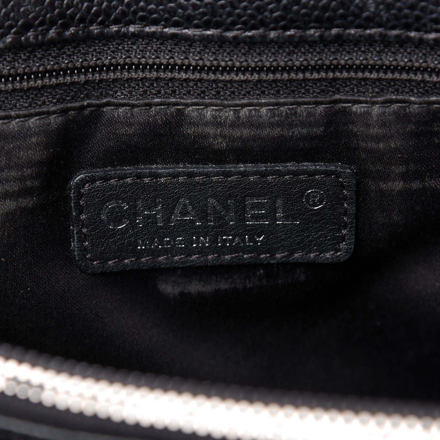 Chanel Caviar Quilted Grand Shopping Tote GST Black 6 of 14
