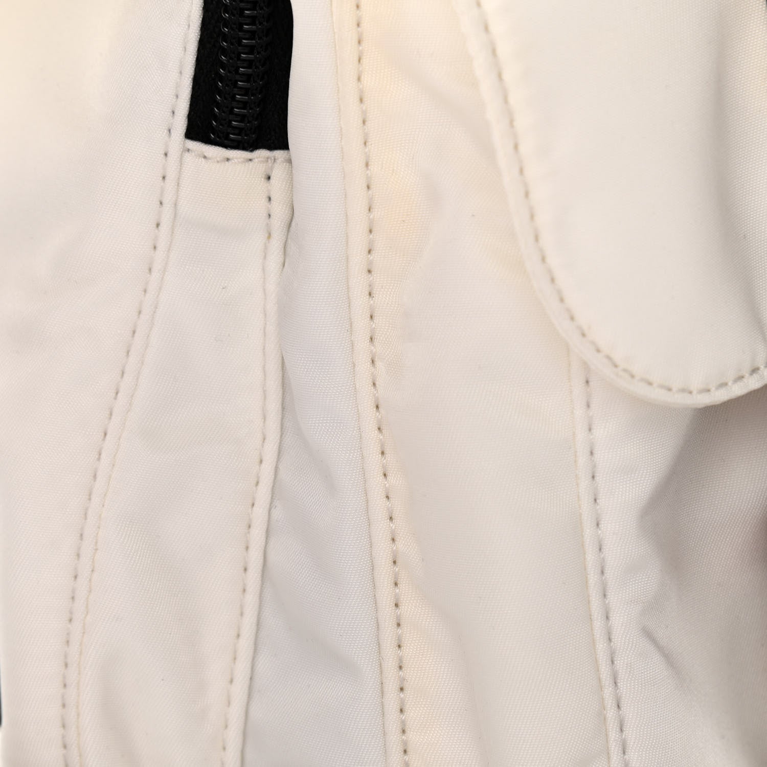 Prada Nylon New Vela Studded Messenger White Fuoco 10 of 12