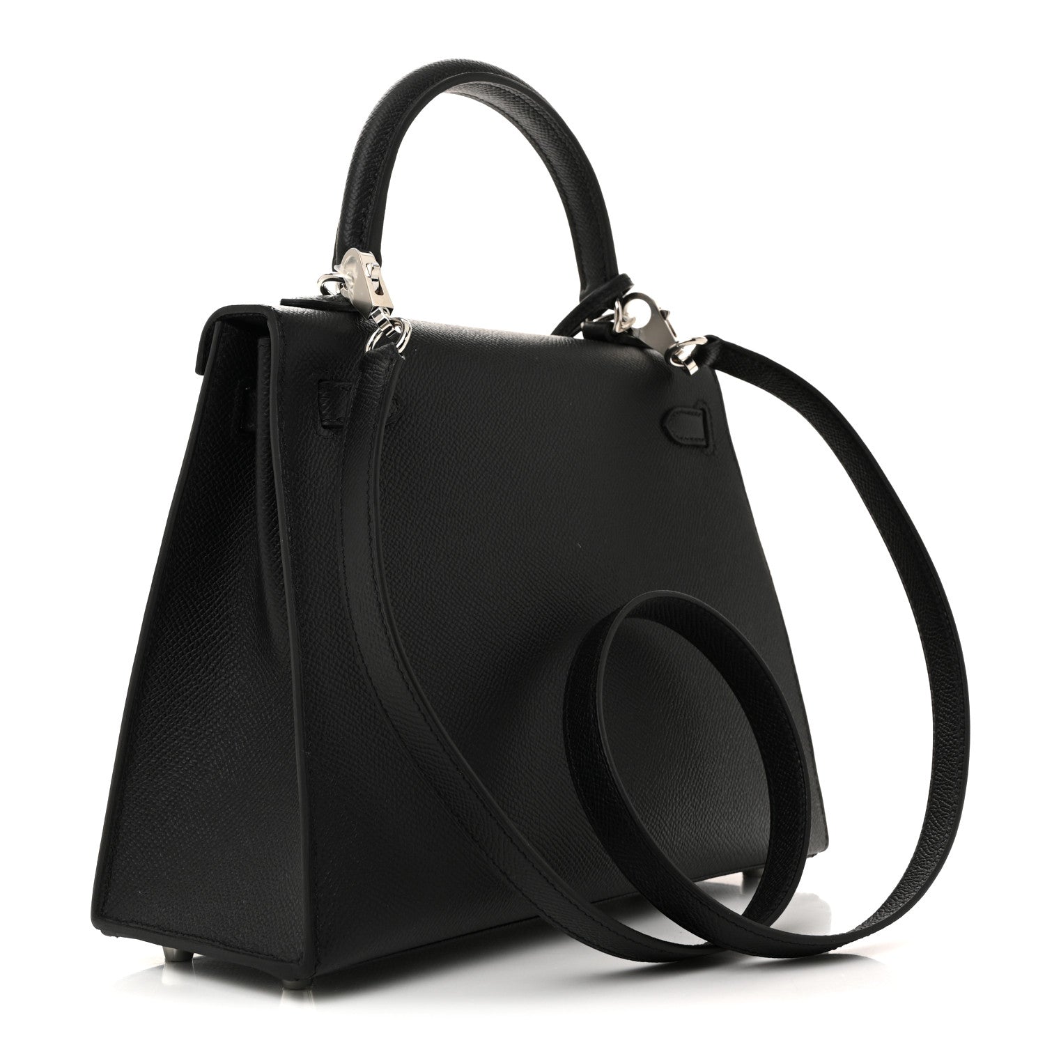 Hermes Epsom Kelly Sellier 25 Black 3 of 11