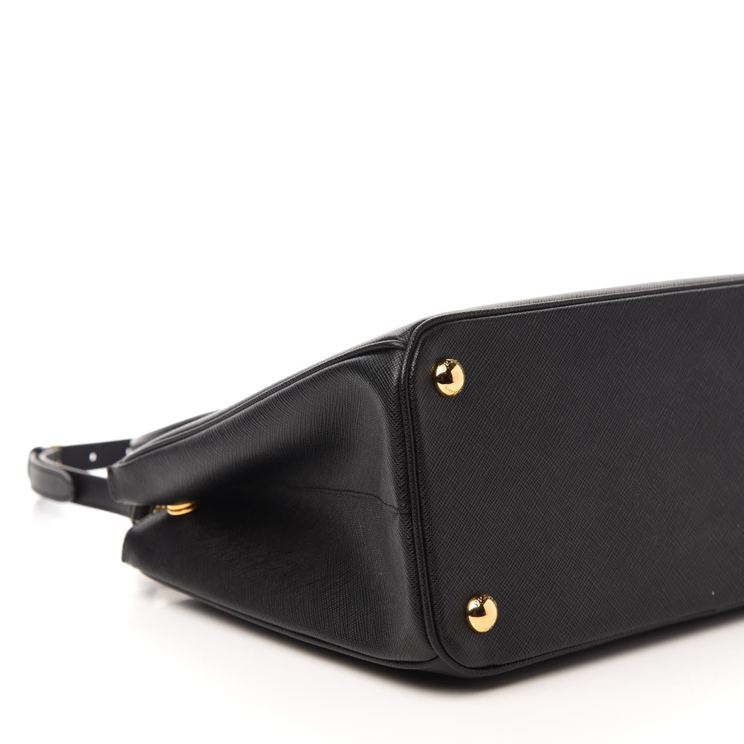 Prada Saffiano Small Galleria Double Zip Tote Black 6 of 10