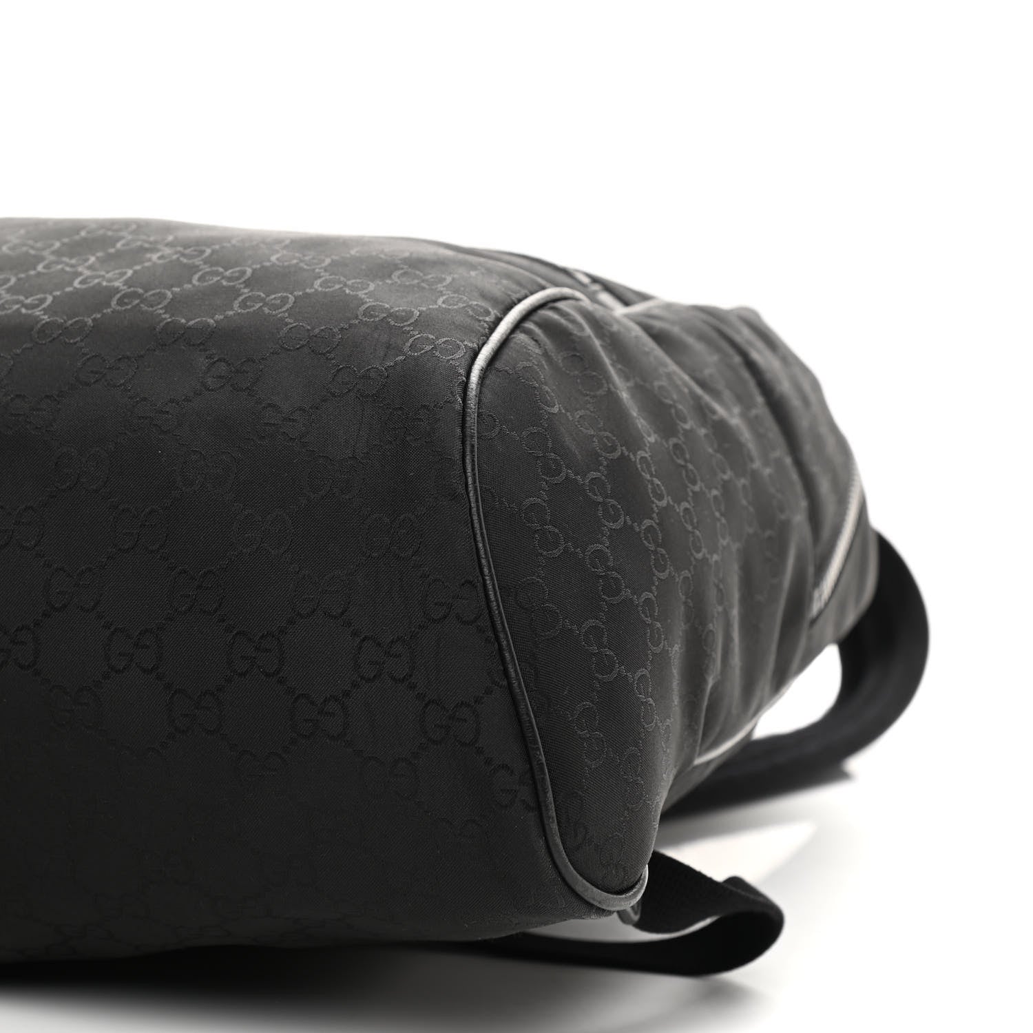 Gucci Nylon Monogram Slim Backpack Black 10 of 11