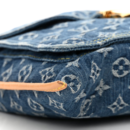 Louis Vuitton Monogram Denim Sac Plat 9 of 13