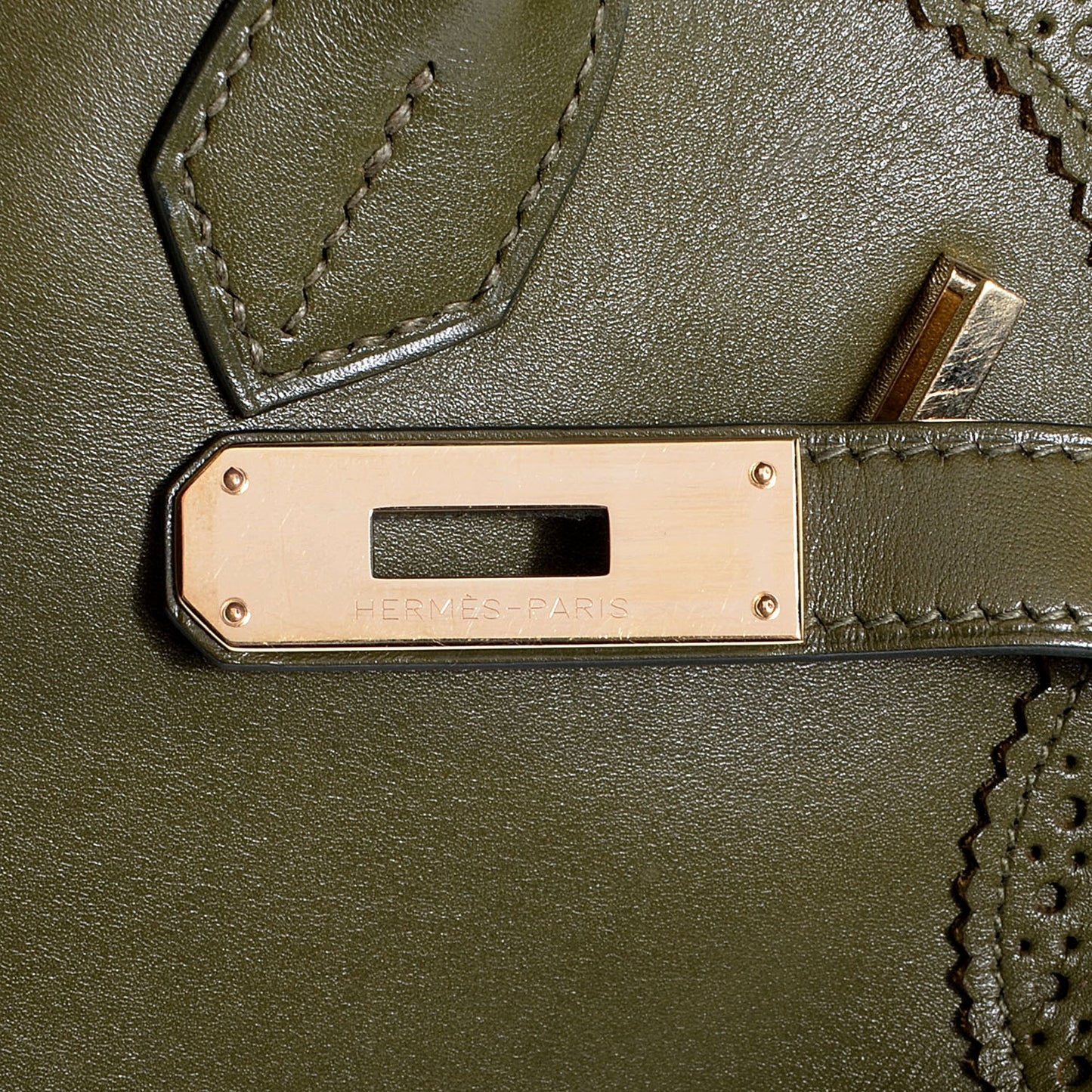 Tadelakt Ghillies Birkin 35 Vert Veronese