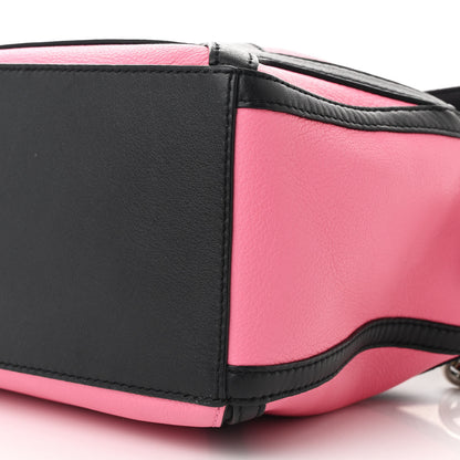 Loewe Calfskin Small Graphic Puzzle Bag Raspberry Wild Rose 9 of 9