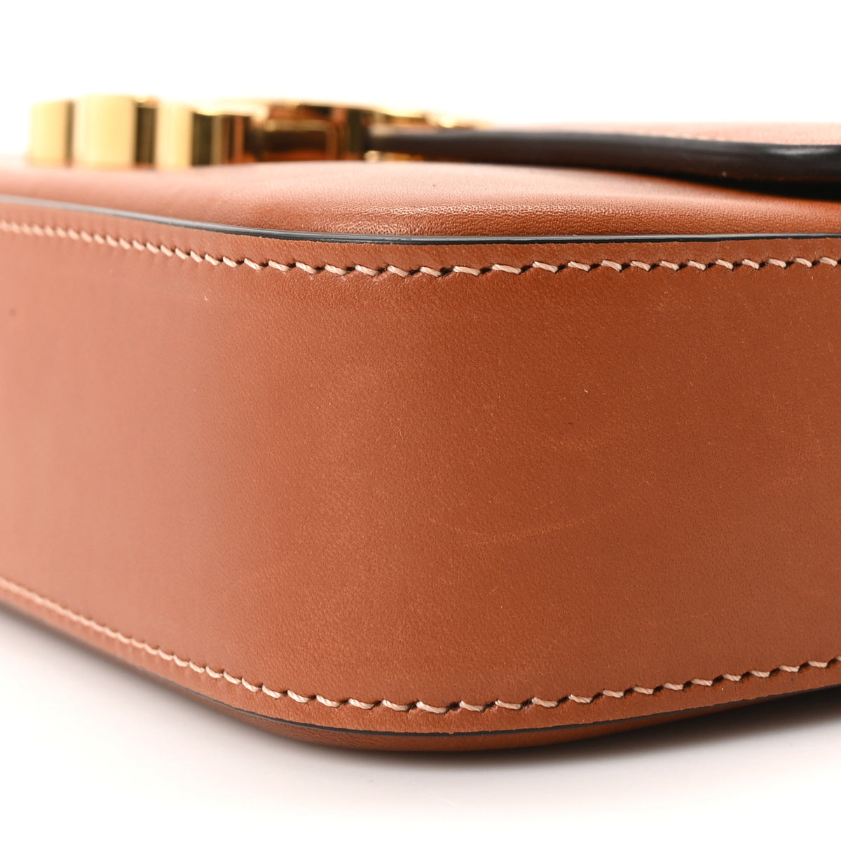 Celine Natural Calfskin Triomphe Shoulder Bag Tan 10 of 10