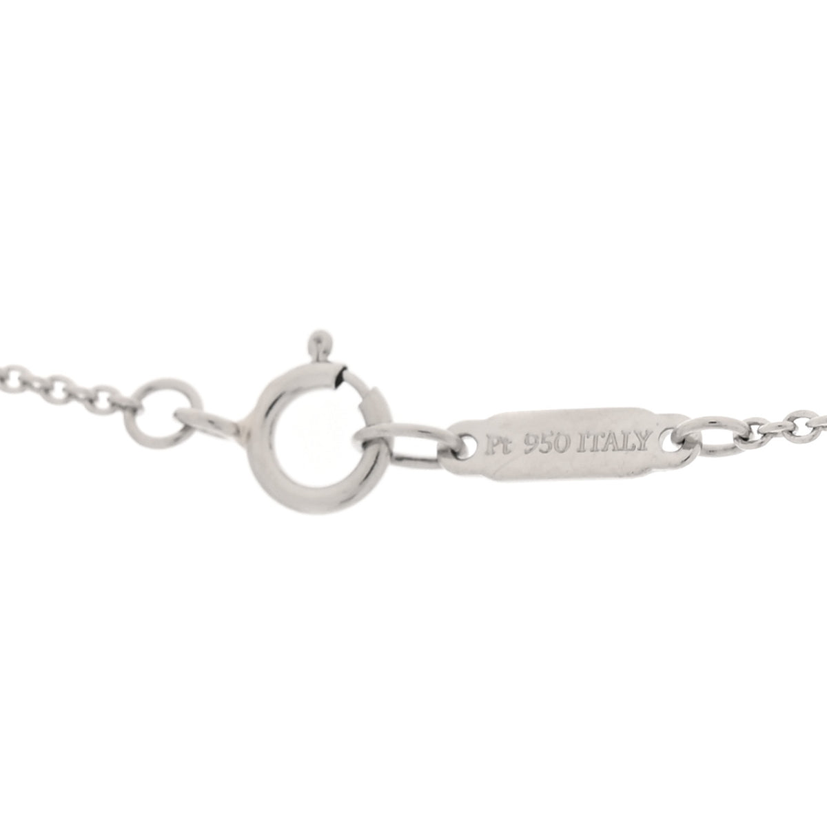 Platinum Diamond Fleur de Lis Key Bar Pendant Necklace