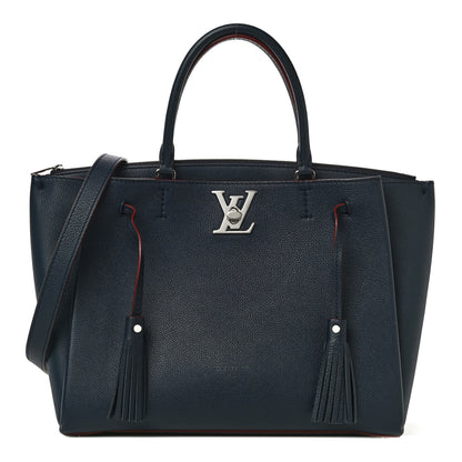 Louis Vuitton Calfskin Lockmeto Marine Rouge 1 of 10