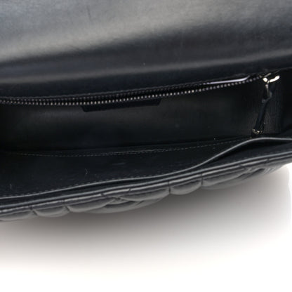 Christian Dior Calfskin Macrocannage Medium Caro Bag Black 5 of 10
