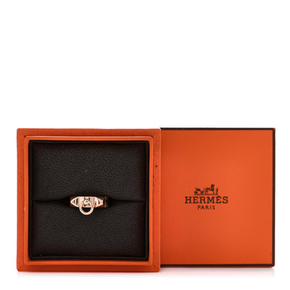 Hermes 18K Rose Gold PM Collier De Chien Ring 51 5.75 5 of 5