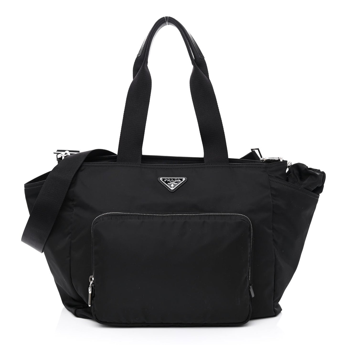 Nylon Vela Baby Bag Black