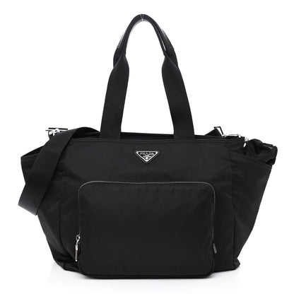 Prada Nylon Vela Baby Bag Black 3 of 13