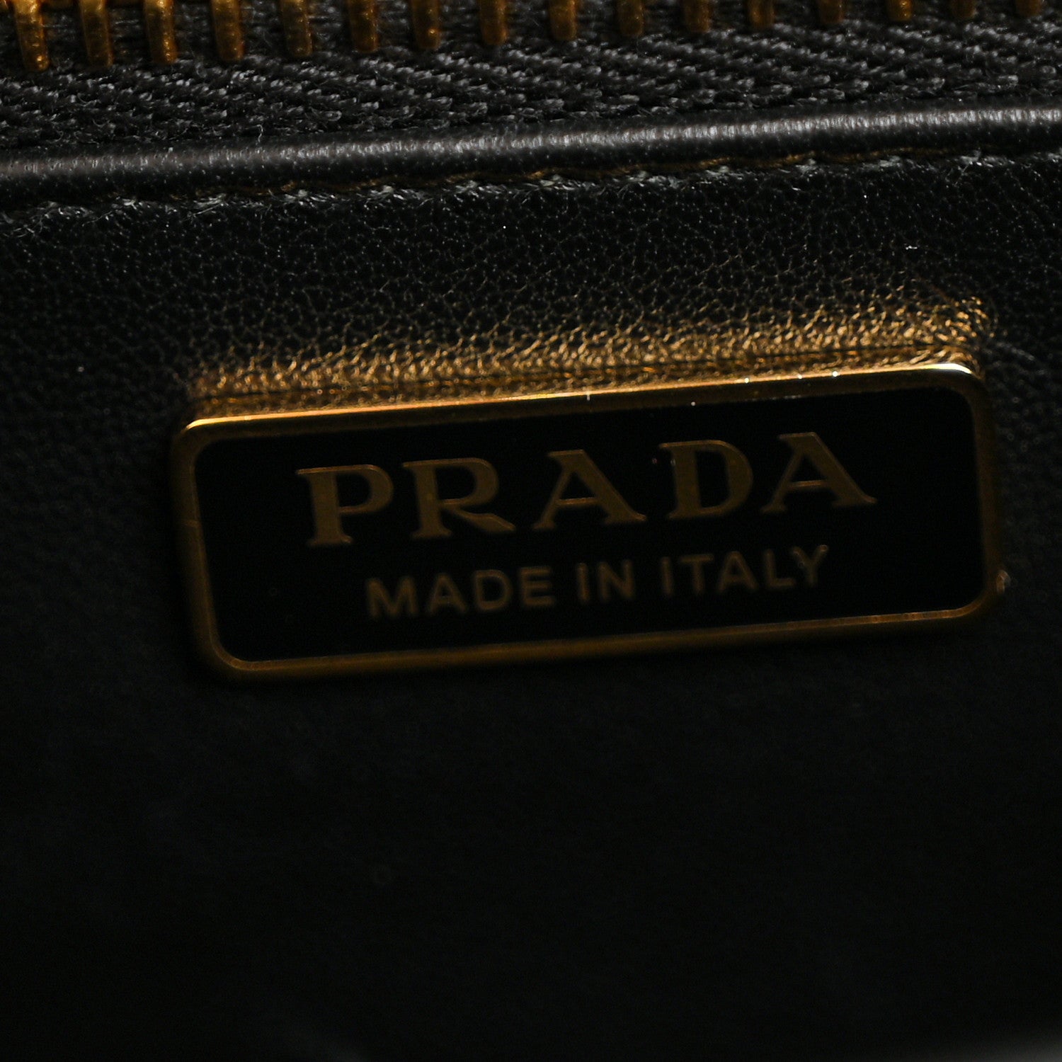 Prada Calfskin Soft Sound Charms Shoulder Bag Black 7 of 11